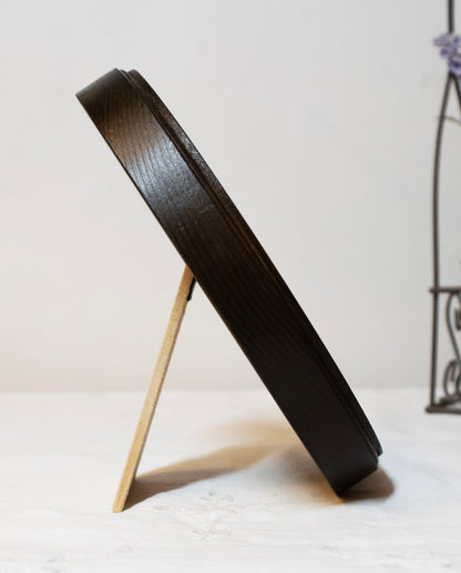 Dark Oak Oval Wooden Photo Frame A3 / 12"x16.5", A4 / 8"x12", A5 / 6"x 8", 11"x14", 5"x7", 4"x6", 3.5"x5", 3"x4", 2.5"x3.5", 2"x3"