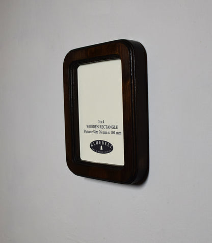 Dark Oak Rectangle Wooden Photo Frame A3 / 12"x16.5", A4 / 8"x12", A5 / 6"x 8", 11"x14", 5"x7", 4"x6", 3.5"x5", 3"x4", 2.5"x3.5", 2"x3"
