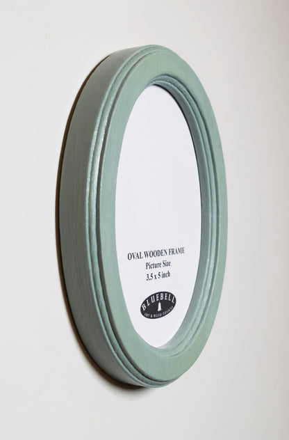 Duck Egg Oval Wooden Photo Frame A3 / 12"x16.5", A4 / 8"x12", A5 / 6"x 8", 11"x14", 5"x7", 4"x6", 3.5"x5", 3"x4", 2.5"x3.5", 2"x3"