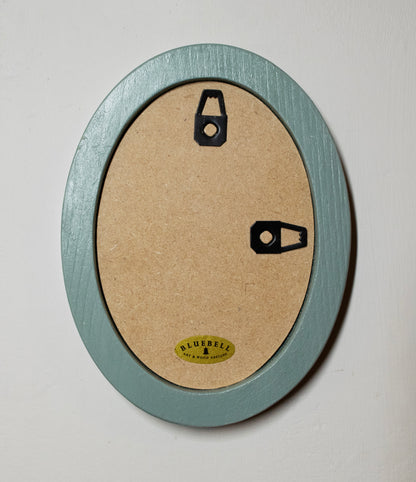 Duck Egg Oval Wooden Photo Frame A3 / 12"x16.5", A4 / 8"x12", A5 / 6"x 8", 11"x14", 5"x7", 4"x6", 3.5"x5", 3"x4", 2.5"x3.5", 2"x3"