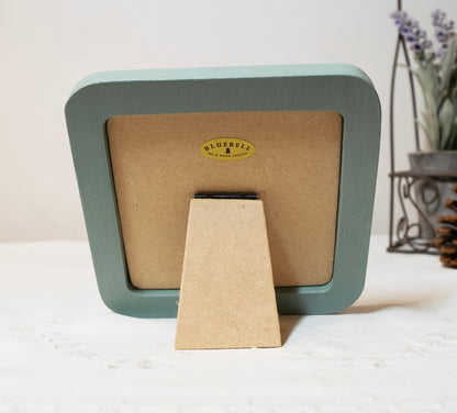 Duck Egg Square Wooden Photo Frame 8”x8”, 7”x7”, 6"x6", 5"x5", 4"x4", 3"x3", 2.5"x2.5"