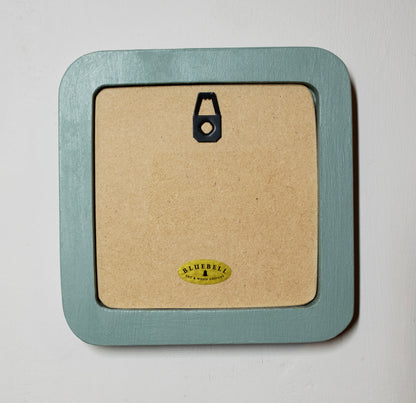 Duck Egg Square Wooden Photo Frame 8”x8”, 7”x7”, 6"x6", 5"x5", 4"x4", 3"x3", 2.5"x2.5"