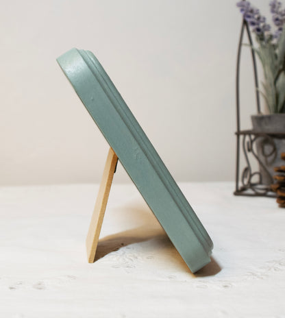 Duck Egg Square Wooden Photo Frame 8”x8”, 7”x7”, 6"x6", 5"x5", 4"x4", 3"x3", 2.5"x2.5"