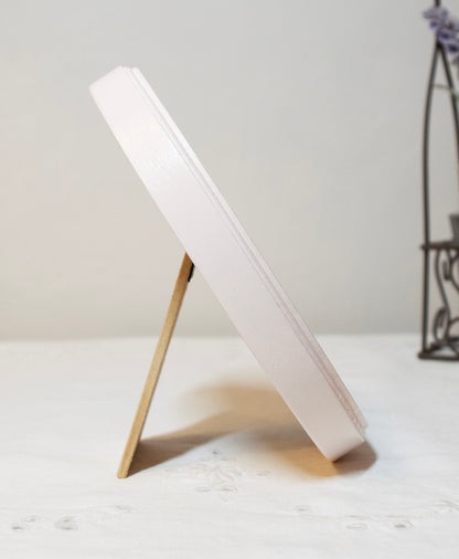 Ivory Oval Wooden Photo Frame A3 / 12"x16.5", A4 / 8"x12", A5 / 6"x 8", 11"x14", 5"x7", 4"x6", 3.5"x5", 3"x4", 2.5"x3.5", 2"x3"