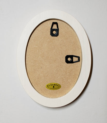 Ivory Oval Wooden Photo Frame A3 / 12"x16.5", A4 / 8"x12", A5 / 6"x 8", 11"x14", 5"x7", 4"x6", 3.5"x5", 3"x4", 2.5"x3.5", 2"x3"