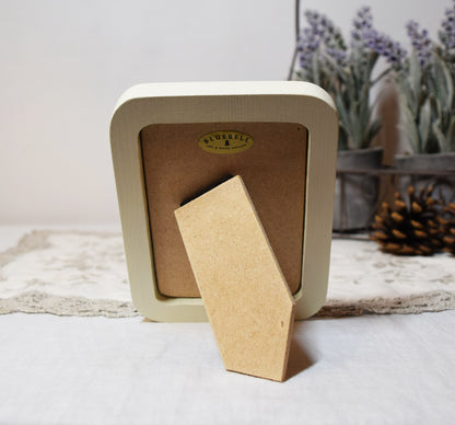 Ivory Rectangle Wooden Photo Frame A3 / 12"x16.5", A4 / 8"x12", A5 / 6"x 8", 11"x14", 5"x7", 4"x6", 3.5"x5", 3"x4", 2.5"x3.5", 2"x3"