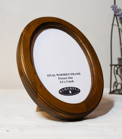 Light Oak Oval Wooden Photo Frame A3 / 12"x16.5", A4 / 8"x12", A5 / 6"x 8", 11"x14", 5"x7", 4"x6", 3.5"x5", 3"x4", 2.5"x3.5", 2"x3"