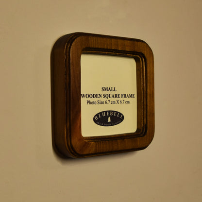 Light Oak Square Wooden Photo Frame 8”x8”, 7”x7”, 6"x6", 5"x5", 4"x4", 3"x3", 2.5"x2.5"