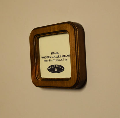 Light Oak Square Wooden Photo Frame 8”x8”, 7”x7”, 6"x6", 5"x5", 4"x4", 3"x3", 2.5"x2.5"