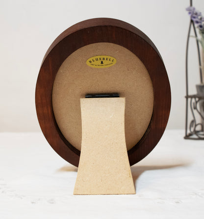 Mahogany Oval Wooden Photo Frame A3 / 12"x16.5", A4 / 8"x12", A5 / 6"x 8", 11"x14", 5"x7", 4"x6", 3.5"x5", 3"x4", 2.5"x3.5", 2"x3"