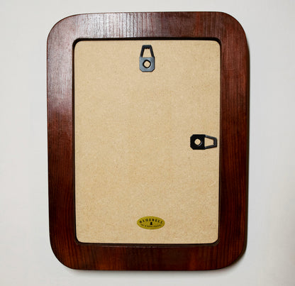 Mahogany Rectangle Wooden Photo Frame A3 / 12"x16.5", A4 / 8"x12", A5 / 6"x 8", 11"x14", 5"x7", 4"x6", 3.5"x5", 3"x4", 2.5"x3.5", 2"x3"