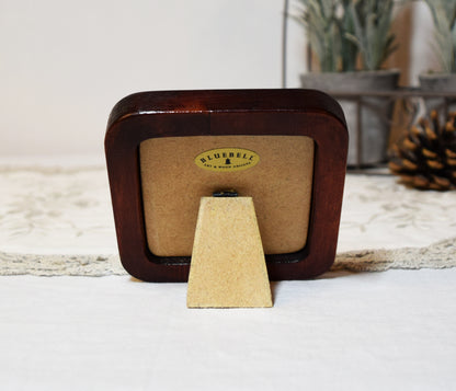 Mahogany Square Wooden Photo Frame 8”x8”, 7”x7”, 6"x6", 5"x5", 4"x4", 3"x3", 2.5"x2.5"