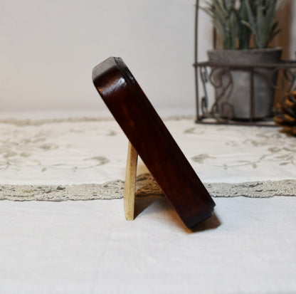 Mahogany Square Wooden Photo Frame 8”x8”, 7”x7”, 6"x6", 5"x5", 4"x4", 3"x3", 2.5"x2.5"