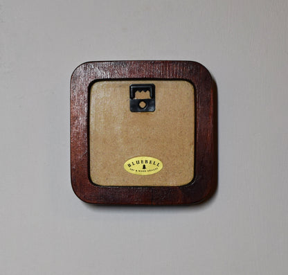 Mahogany Square Wooden Photo Frame 8”x8”, 7”x7”, 6"x6", 5"x5", 4"x4", 3"x3", 2.5"x2.5"