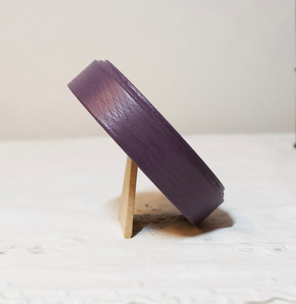 Purple Round Shaped Wooden Photo Frame 8”x8”, 7”x7”, 6"x6", 5"x5", 4"x4", 3"x3", 2.5"x2.5"