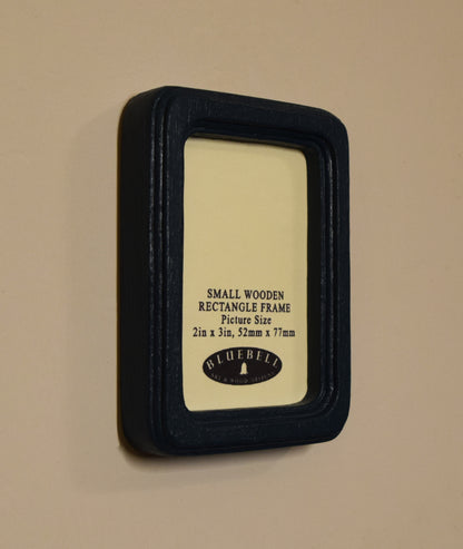 Teal Blue Rectangle Wooden Photo Frame A3 / 12"x16.5", A4 / 8"x12", A5 / 6"x 8", 11"x14", 5"x7", 4"x6", 3.5"x5", 3"x4", 2.5"x3.5", 2"x3"