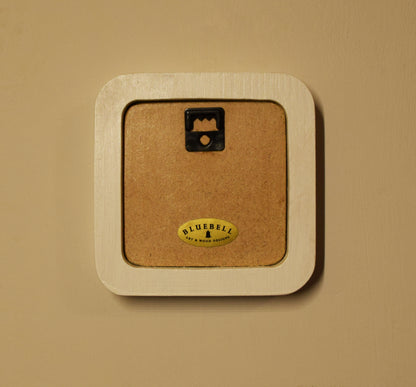 White Square Wooden Photo Frame 8”x8”, 7”x7”, 6"x6", 5"x5", 4"x4", 3"x3", 2.5"x2.5"