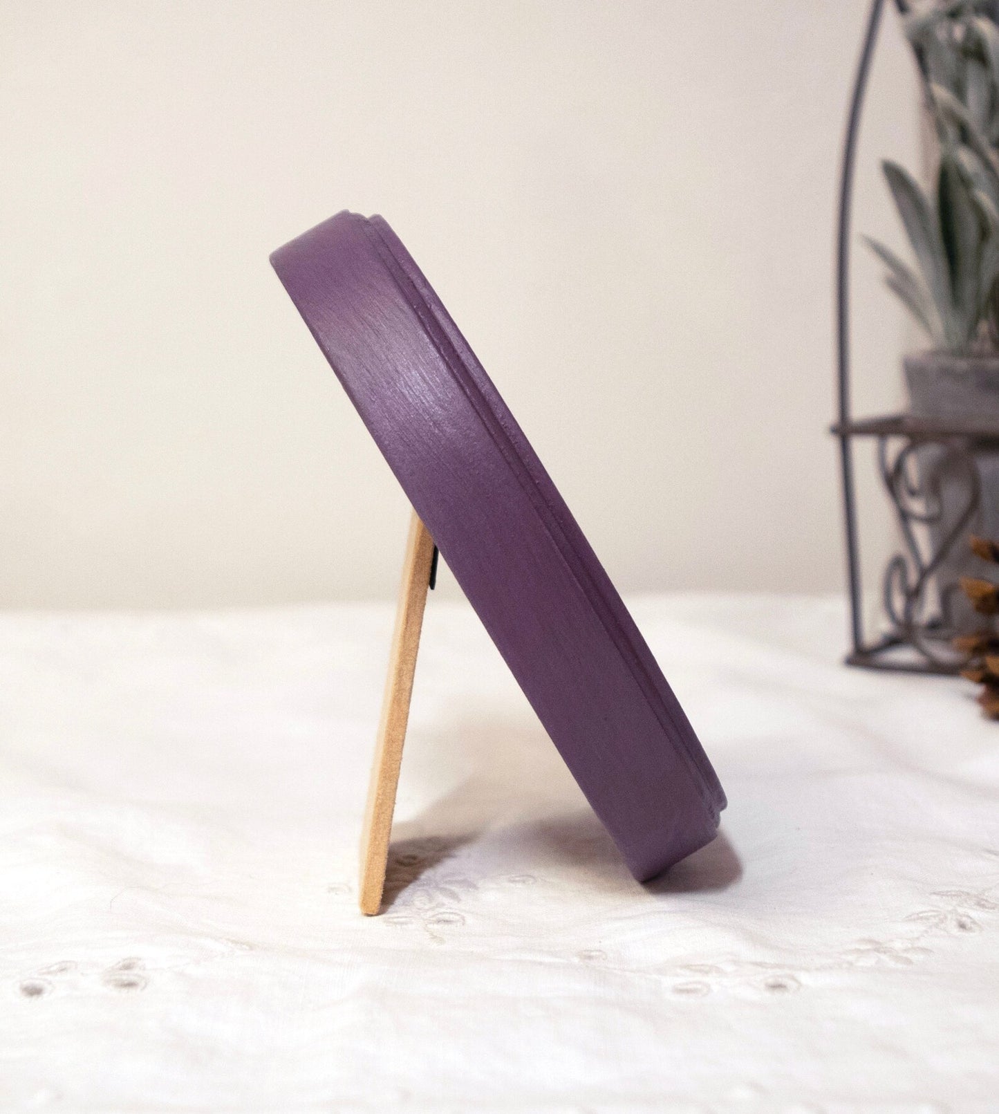 Purple Oval Wooden Photo Frame A3 / 12"x16.5", A4 / 8"x12", A5 / 6"x 8", 11"x14", 5"x7", 4"x6", 3.5"x5", 3"x4", 2.5"x3.5", 2"x3"