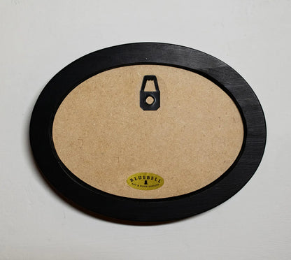 The Reaper Stephen Aleksic Black Oval Wooden Framed Classic Art Print 3"x4", 3.5"x5", 4"x6", 5"x7"