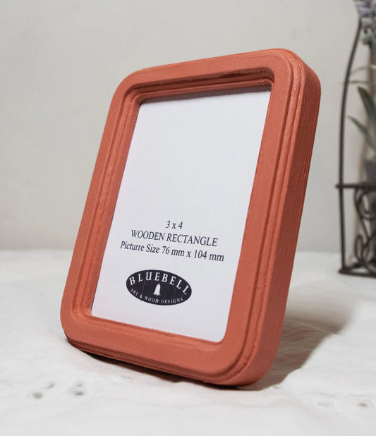 Coral Pink Rectangle Wooden Photo Frame A3 / 12"x16.5", A4 / 8"x12", A5 / 6"x 8", 11"x14", 5"x7", 4"x6", 3.5"x5", 3"x4", 2.5"x3.5", 2"x3"