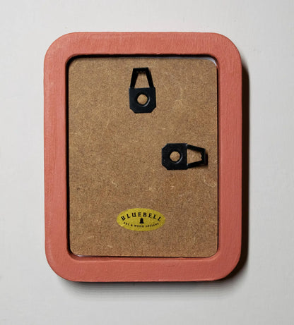 Coral Pink Rectangle Wooden Photo Frame A3 / 12"x16.5", A4 / 8"x12", A5 / 6"x 8", 11"x14", 5"x7", 4"x6", 3.5"x5", 3"x4", 2.5"x3.5", 2"x3"