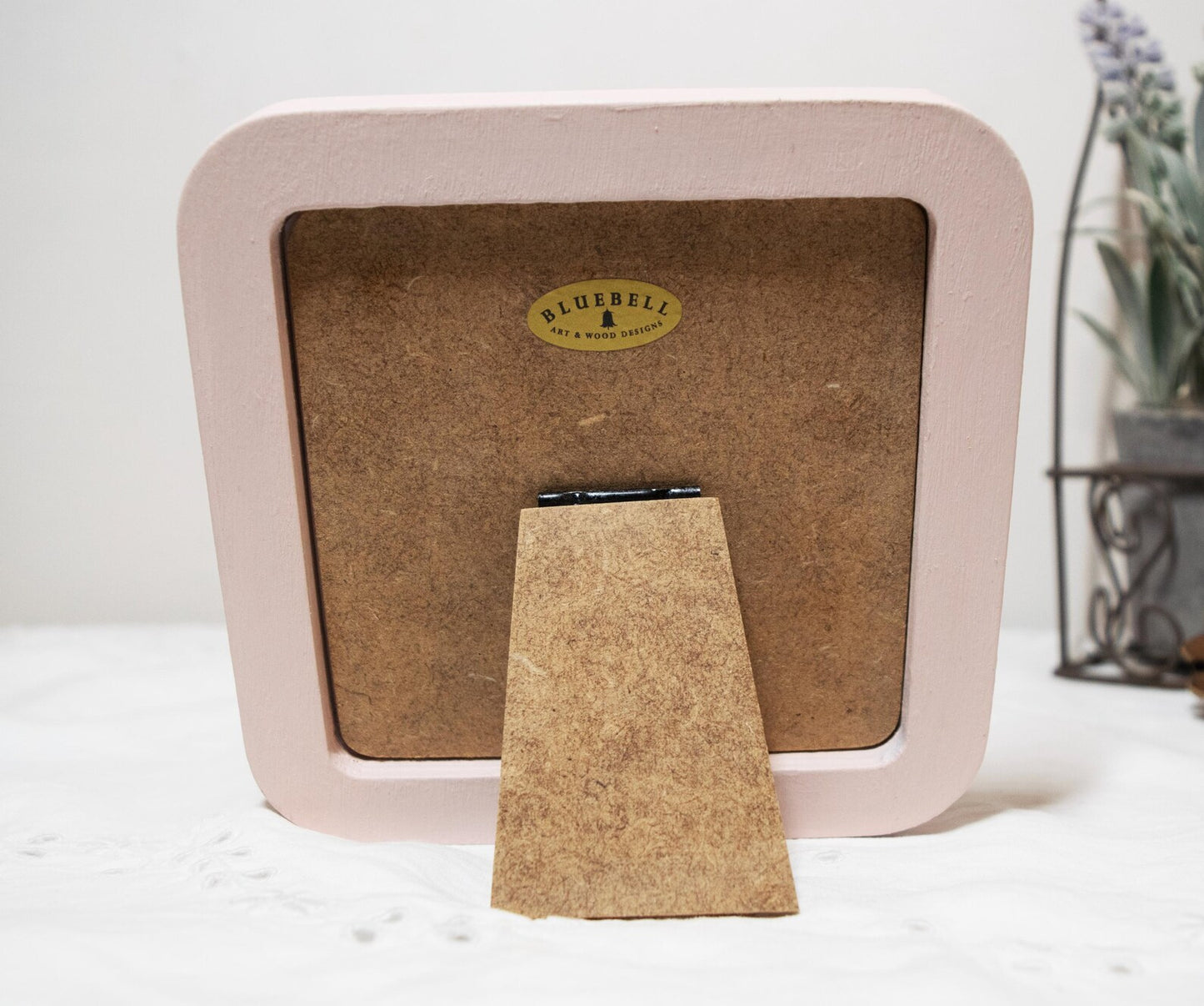 Ballerina Pink Square Wooden Photo Frame 8”x8”, 7”x7”, 6"x6", 5"x5", 4"x4", 3"x3", 2.5"x2.5"
