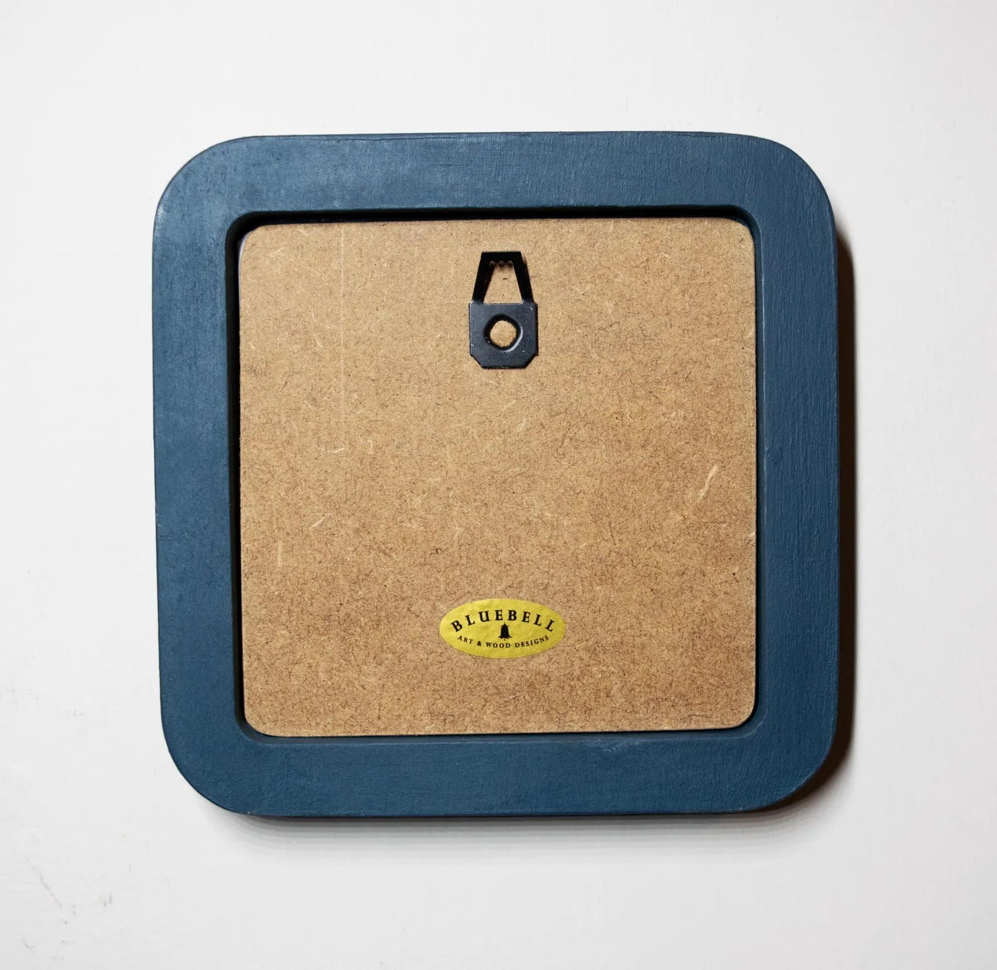 Teal Blue Square Wooden Photo Frame 8”x8”, 7”x7”, 6"x6", 5"x5", 4"x4", 3"x3", 2.5"x2.5"