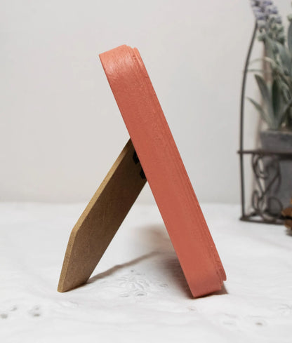 Coral Pink Rectangle Wooden Photo Frame A3 / 12"x16.5", A4 / 8"x12", A5 / 6"x 8", 11"x14", 5"x7", 4"x6", 3.5"x5", 3"x4", 2.5"x3.5", 2"x3"