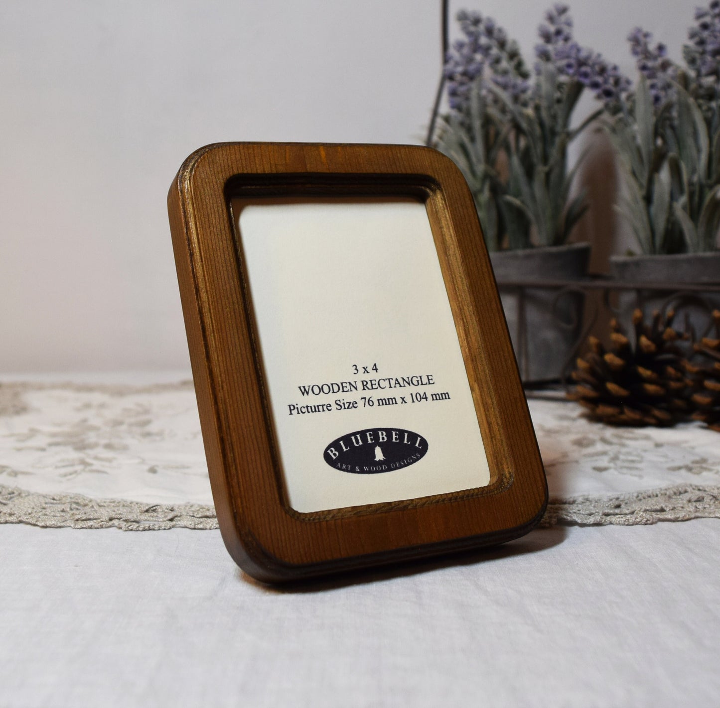 Light Oak Rectangle Wooden Photo Frame A3 / 12"x16.5", A4 / 8"x12", A5 / 6"x 8", 11"x14", 5"x7", 4"x6", 3.5"x5", 3"x4", 2.5"x3.5", 2"x3"